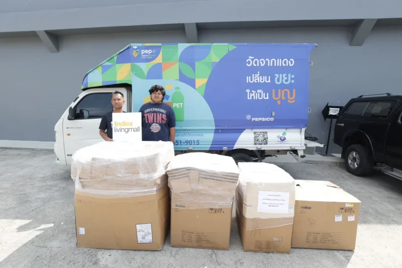 โครงการรีไซเคิลขยะจากการจัดส่งและติดตั้งเฟอร์นิเจอร์